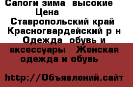 Сапоги зима, высокие. › Цена ­ 6 000 - Ставропольский край, Красногвардейский р-н Одежда, обувь и аксессуары » Женская одежда и обувь   